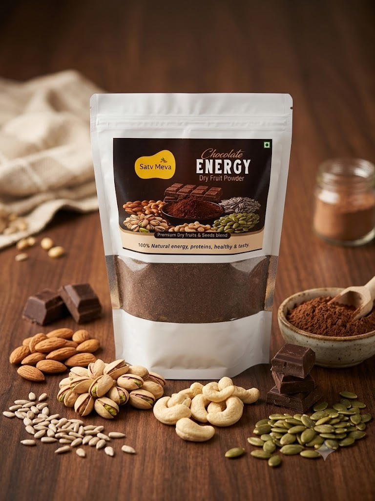 Chocolate Energy Dryfruit Powder