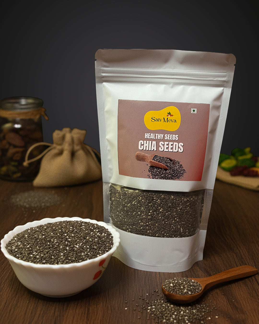 4-in-1 Super Seed Combo Pack | Chia, Flax, Pumpkin & Sunflower Seeds